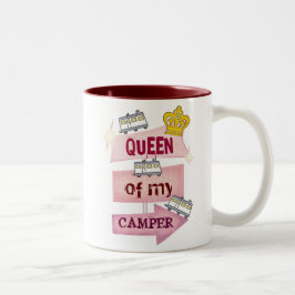 Lebensstil-Kaffee-Tasse des Camper-/RV Zweifarbige Tasse