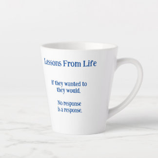 Lebensunterricht Latte Tasse