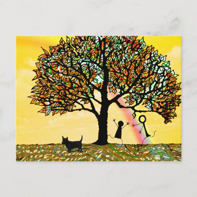 Lebensverlängerung Postkarte (Vorderseite)