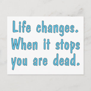 Lebensversicherungen Postkarte