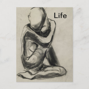 Lebensversicherungskarte Postkarte