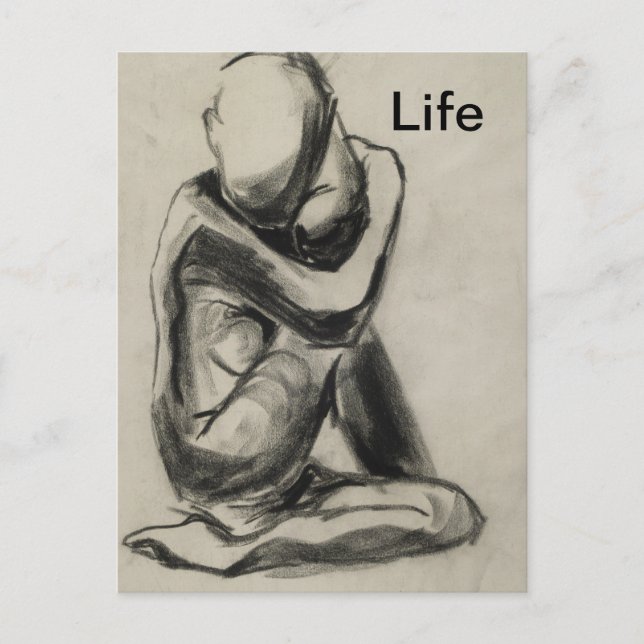 Lebensversicherungskarte Postkarte (Vorderseite)