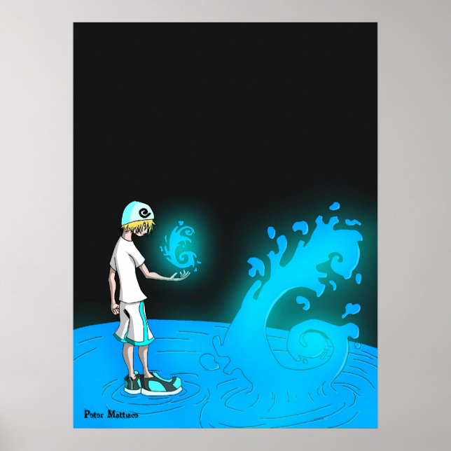 Lebenswasser Poster (Vorne)