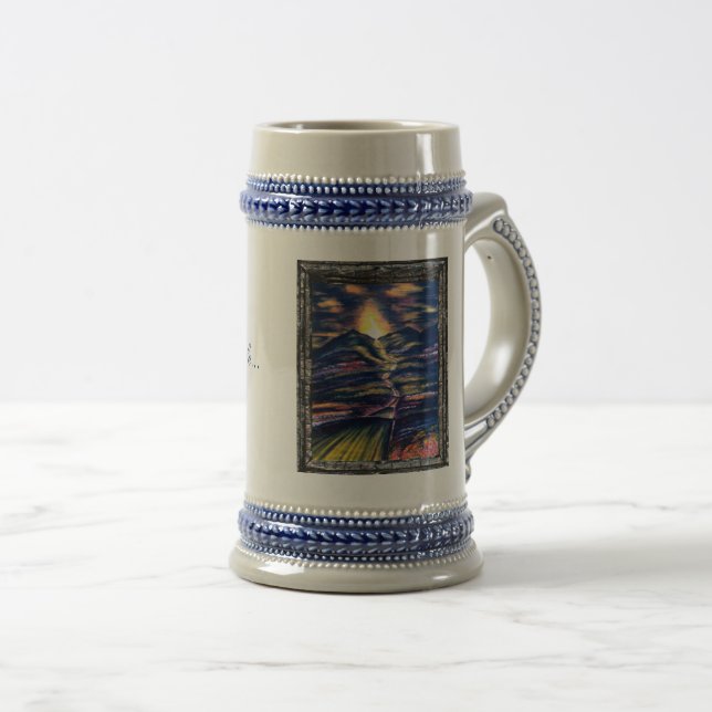 Lebensweg Bierglas (VorderseiteRechts)