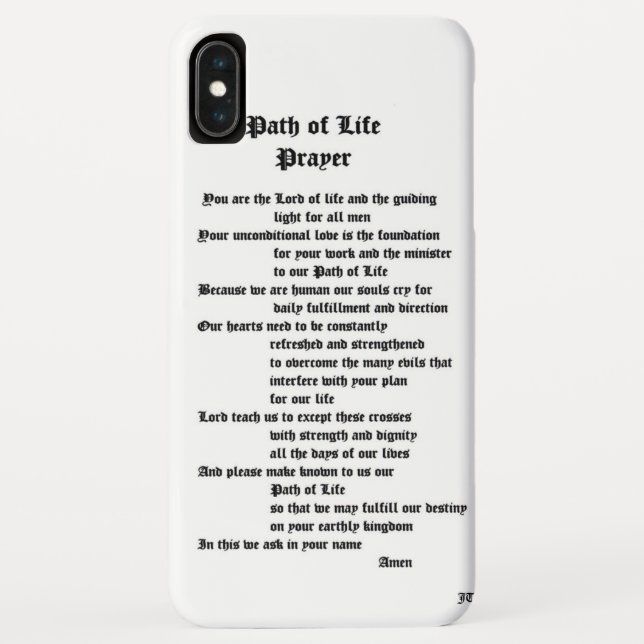 Lebensweg Case-Mate iPhone Hülle (Rückseite)