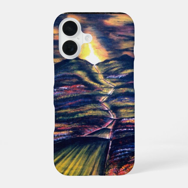 Lebensweg iPhone 16 Hülle (Rückseite)