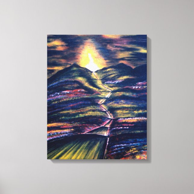 Lebensweg Leinwanddruck (Vorderseite)