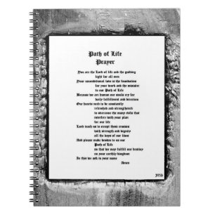 Lebensweg Notizblock