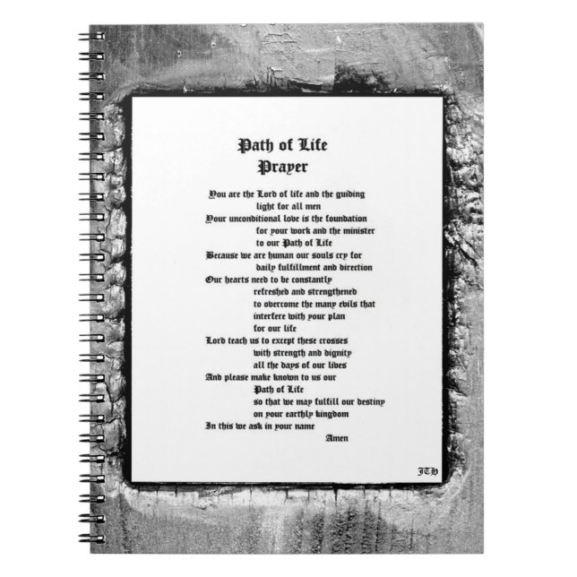 Lebensweg Notizblock (Vorderseite)