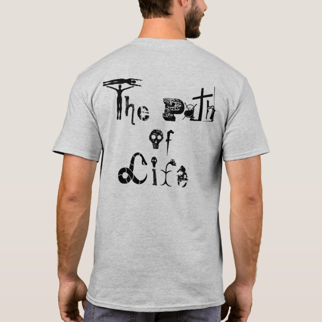 Lebensweg T-Shirt (Rückseite)