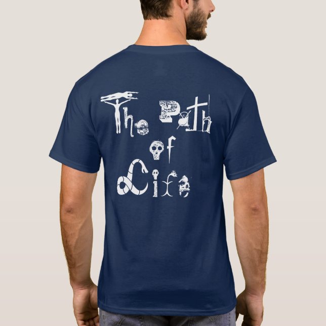 Lebensweg T-Shirt (Rückseite)