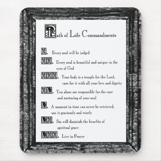 Lebensweise Mousepad (Vorne)