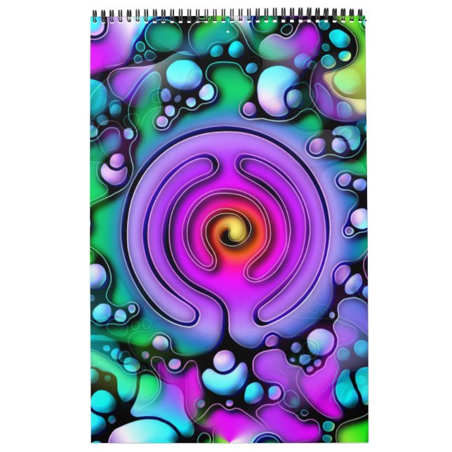 Lebensweise - Muster neurografischer Kunst 2 Kalender (Titelbild)