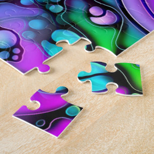 Lebensweise - Muster neurografischer Kunst 2 Puzzle