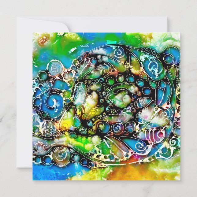 Lebensweise - Neurographische Kunst 7 (Vorderseite)