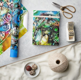 Lebensweise - Neurographische Kunst 7 Geschenkpapier