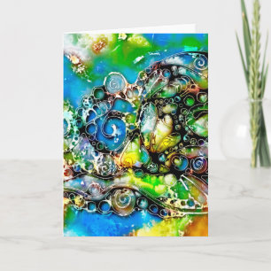 Lebensweise - Neurographische Kunst 7 Karte