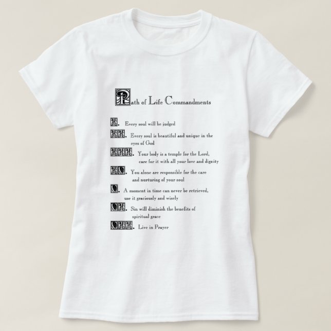 Lebensweise T-Shirt (Design vorne)