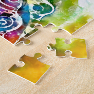 Lebensweisen - Neurografische Kunst 7 Puzzle