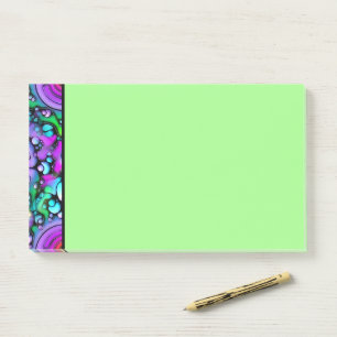 Lebensweisen - Neurografisches Kunstmuster 2 Post-it Klebezettel