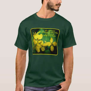Lebensweisheiten Blumen T-Shirt