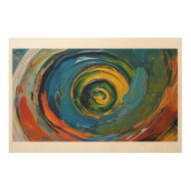 Lebenswirl: Moderne Holzmauer Kunst