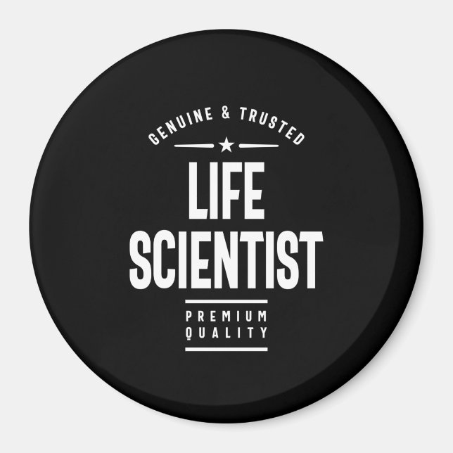 Lebenswissenschaftler Job Titel Geschenk Magnet (Vorne)