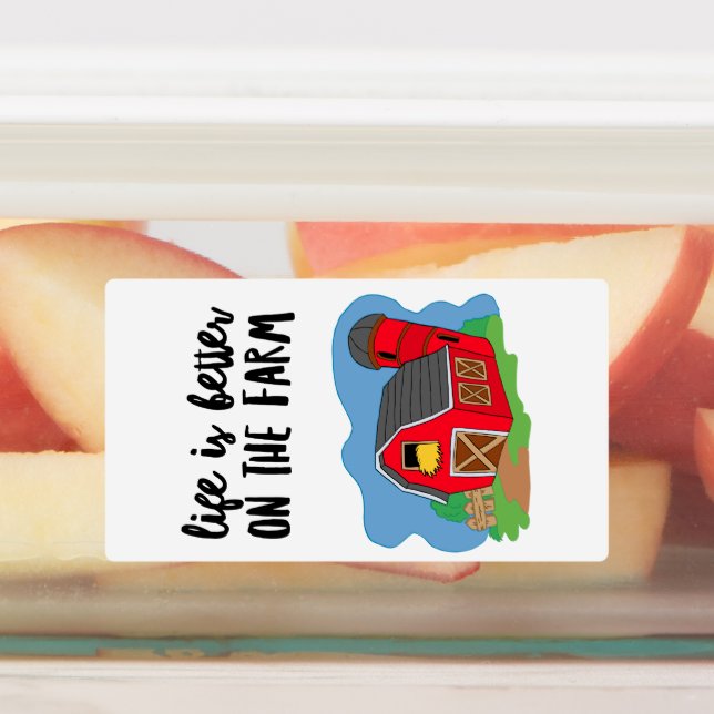 Lebenszeichen der landwirtschaftlichen Betriebe Etiketten (Befestigt)