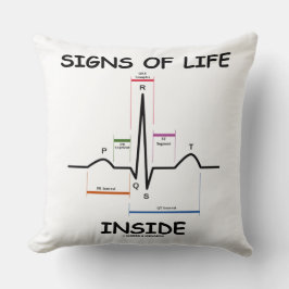 Lebenszeichen innerhalb des medizinischen Herzschl Kissen