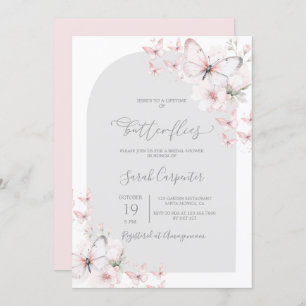 Lebenszeit des Brautparty der Schmetterlinge Einladung