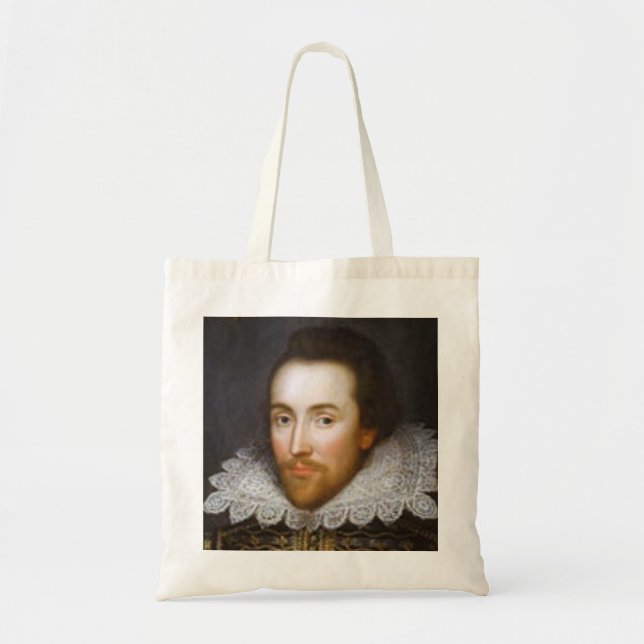 Lebenszeit-Porträt von Shakespeare Tragetasche (Vorne)