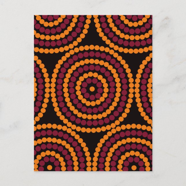 Lebenszyklus der Aborigines Postkarte (Vorderseite)