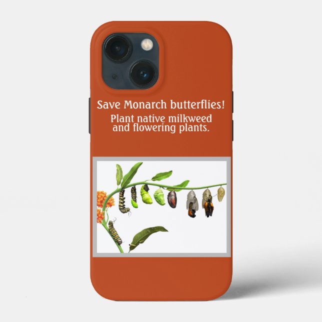 Lebenszyklus eines Monarchfummis Case-Mate iPhone Hülle (Rückseite)