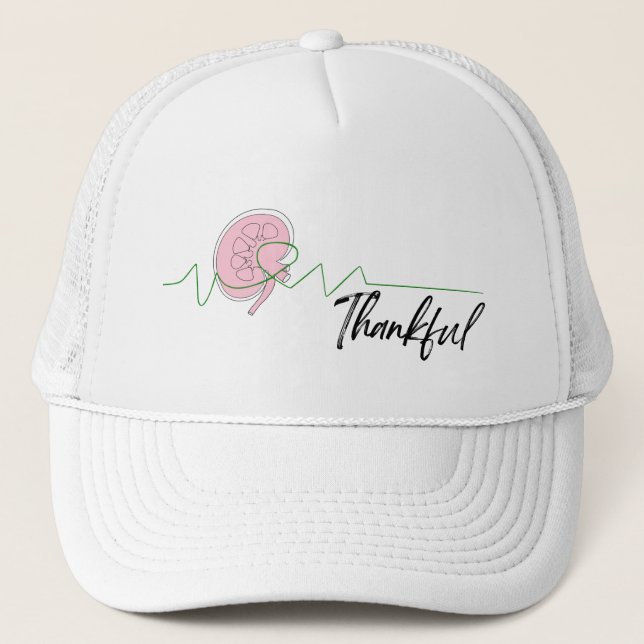 Leber Dankbar Truckerkappe (Vorderseite)