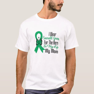 Leber-Krebs-Band-Held meine Mamma T-Shirt