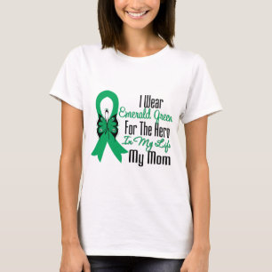 Leber-Krebs-Band-Held meine Mamma T-Shirt