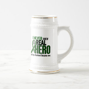 Leber-Krebs KANNTE NIE einen HELD 2 Ehemann Bierglas