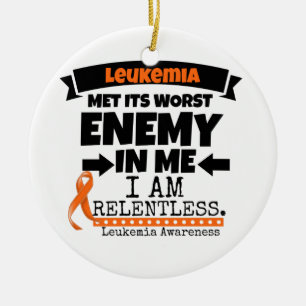 Leber-Krebs traf seinen schlechtesten Feind in mir Keramik Ornament