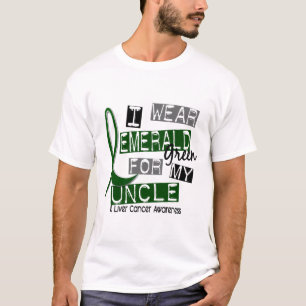 Leber-Krebs trage ich Smaragdgrün für meinen Onk T-Shirt