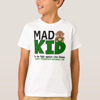 Lebererkrankung an Mad Kid T-Shirt