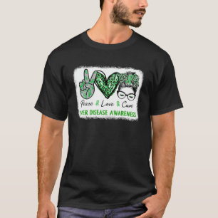 Lebererkrankung Bewusstsein Grüner Band Liebe Cu T-Shirt