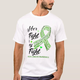 Leberkrebs-Bewusstsein Ihr Kampf ist mein Kampf T-Shirt