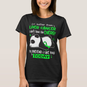Leberkrebs-Bewusstsein Monat Band Geschenke T-Shirt
