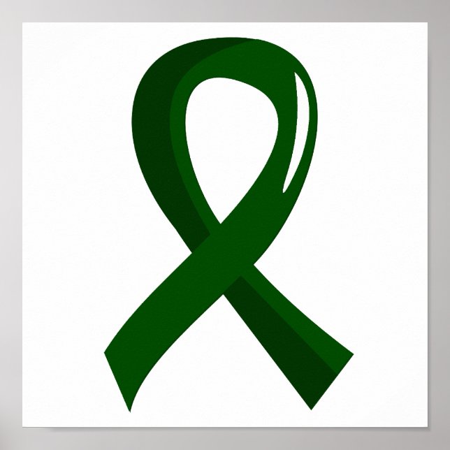 Leberkrebs Emerald Green Ribbon 3 Poster (Vorne)