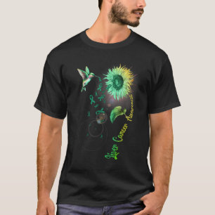 Leberkrebs Sonnenblume Hummingbird T-Shirt