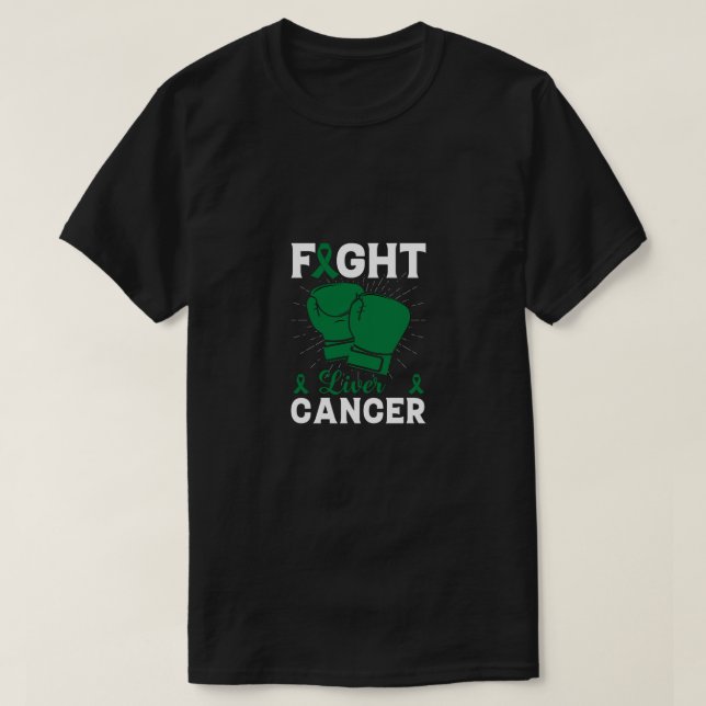 Leberkrebs T-Shirt (Design vorne)