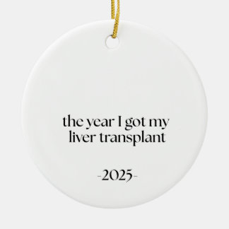 Lebertransplantatempfänger, Überlebender Genesungs Keramik Ornament