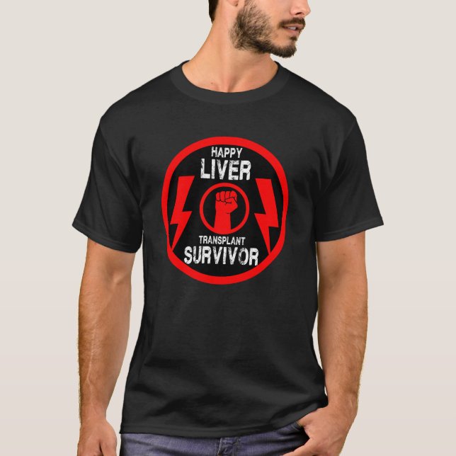 Lebertransplantation T-Shirt (Vorderseite)