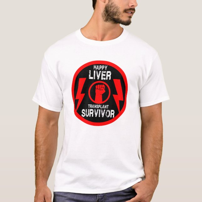 Lebertransplantation T-Shirt (Vorderseite)