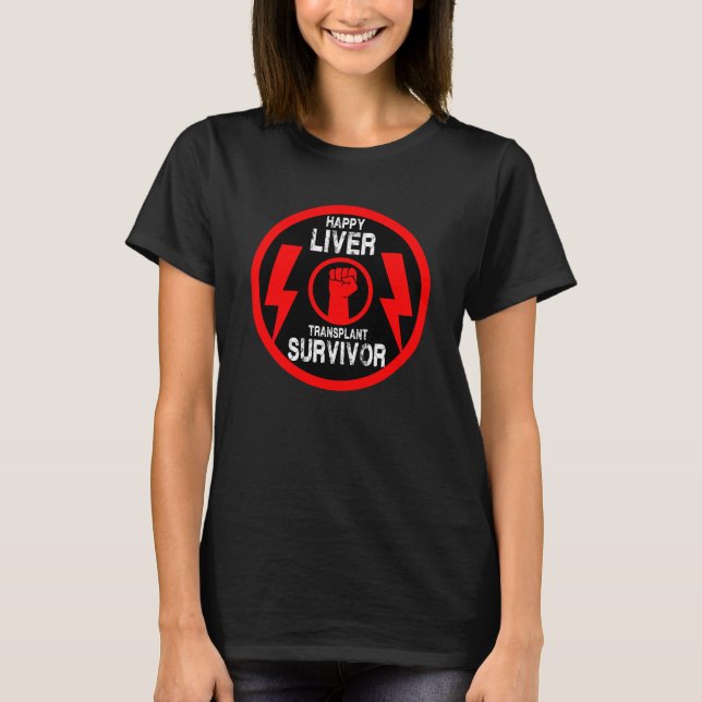 Lebertransplantation T-Shirt (Vorderseite)